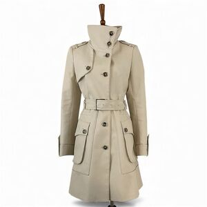 Karen Millen Cream Trench Coat